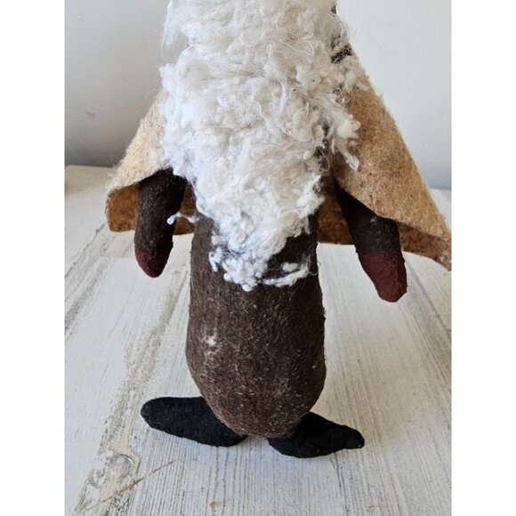 Printed plush Santa cape unique figurine statue Xmas Belle decor - Picture 3 of 8